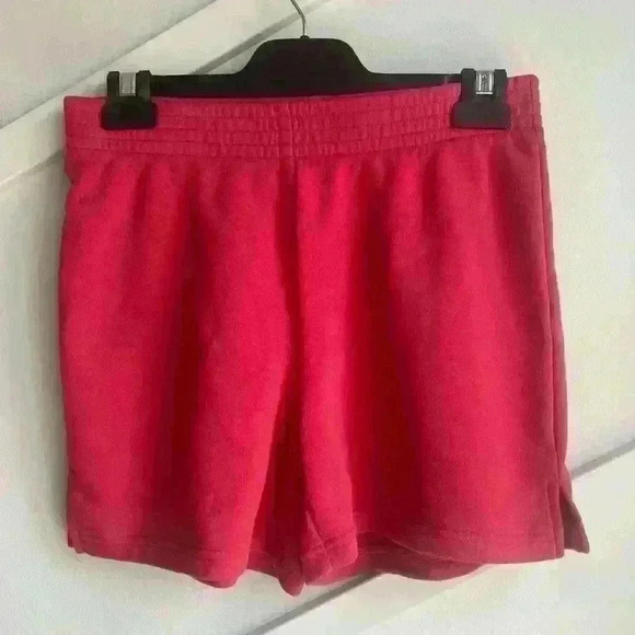 Aritzia TNA Airy Cozy Fleece Perfect 2” Red Mid-Thigh Short size S - Picture 2 of 7
